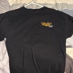 Black  miller light T-Shirt